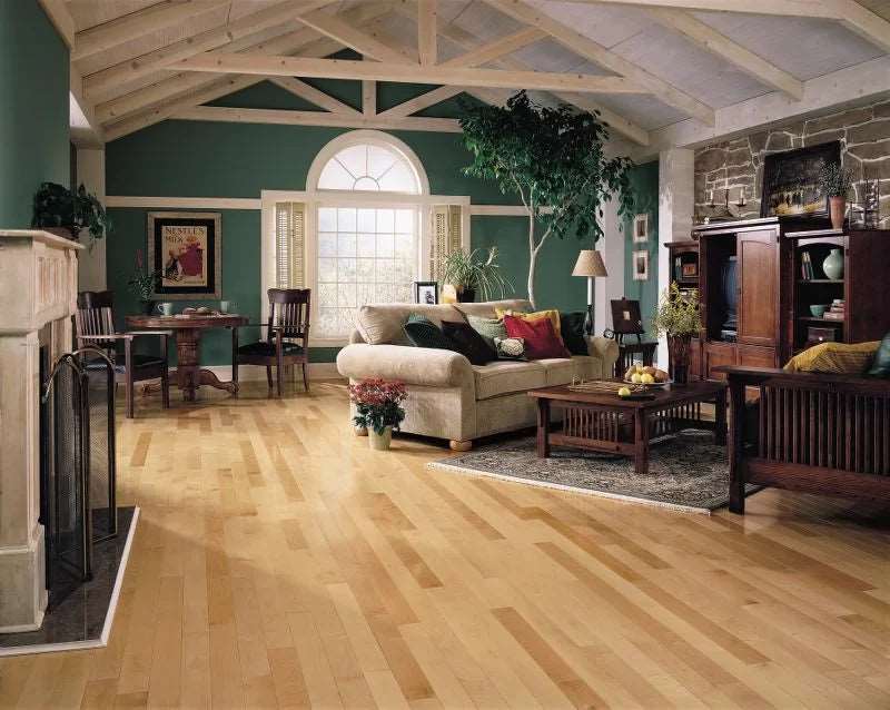 Furnishiaa Mapple Solid Hard Wood Flooring Per Sq.Ft. - Furnishiaa -  - 