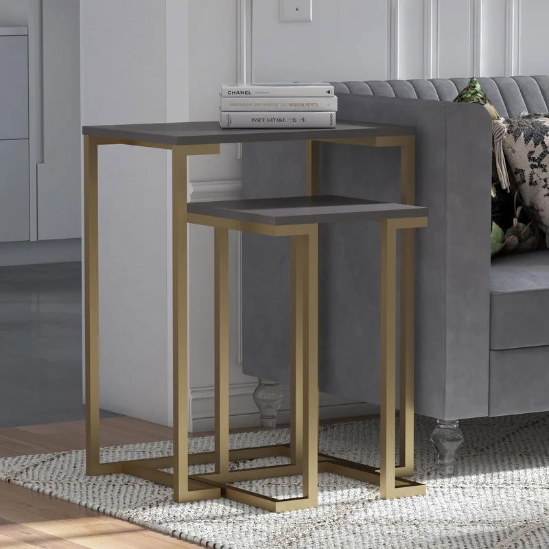 Furnishiaa Nesting End Table For Living Room - Furnishiaa -  - 
