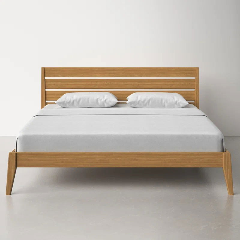 Furnishiaa Premium Solid Oak Wood Bed - Furnishiaa -  - 