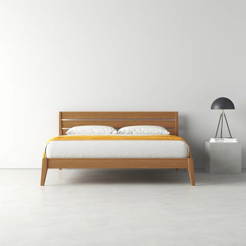 Furnishiaa Premium Solid Oak Wood Bed - Furnishiaa -  - 