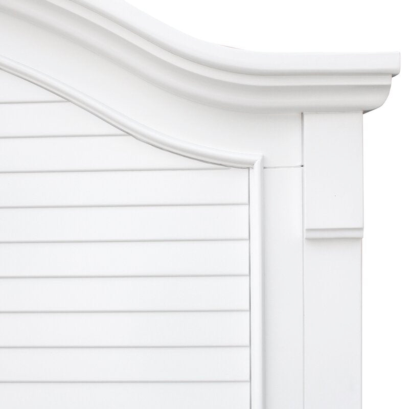 Furnishiaa Royal Low Profile Standard Bed For Bedroom (White) - Furnishiaa -  - 