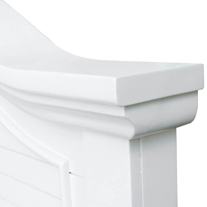 Furnishiaa Royal Low Profile Standard Bed For Bedroom (White) - Furnishiaa -  - 