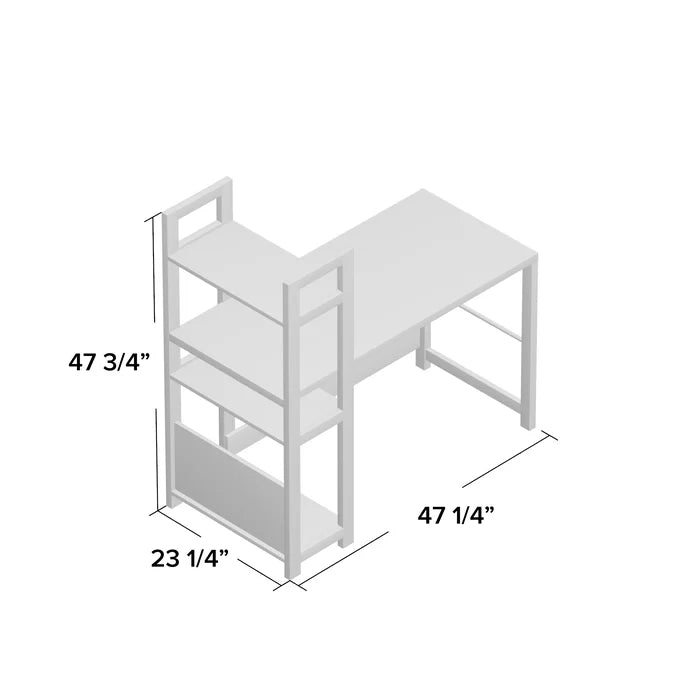Furnishiaa Sheesham Wood And Metal Frame Study & Computer Table - Furnishiaa -  - 