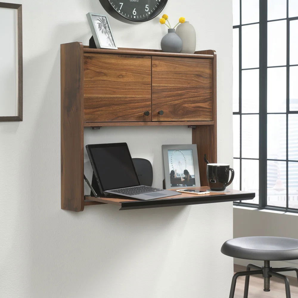 Floating Pc Table Furnishiaa Sheesham Wood Floating Study & Computer Table