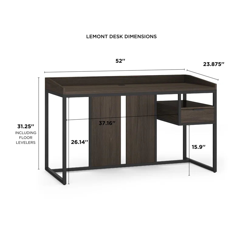 Furnishiaa Sheesham Wood & Metal Frame Study & Computer Table - Furnishiaa -  - 