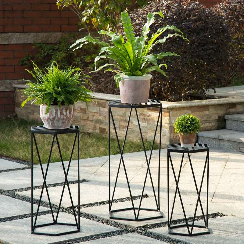 Furnishiaa Solid Iron Nesting Plant Stand - Furnishiaa -  - 