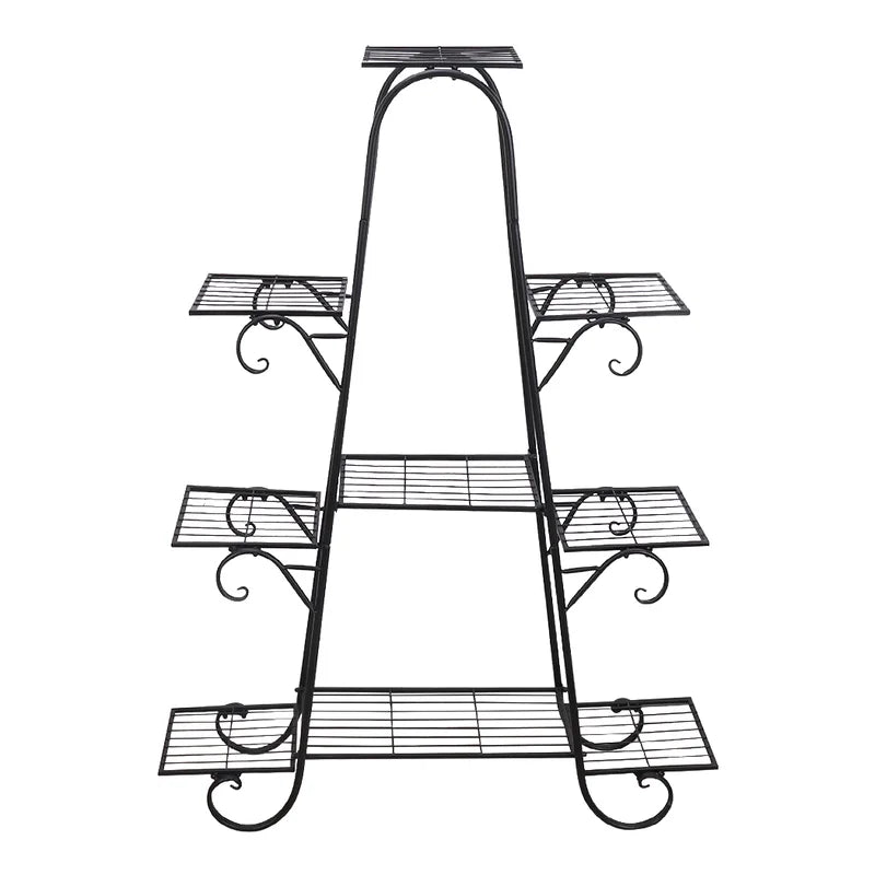 Furnishiaa Solid Iron Round Bar Multi tiered Port Stand - Furnishiaa -  - 
