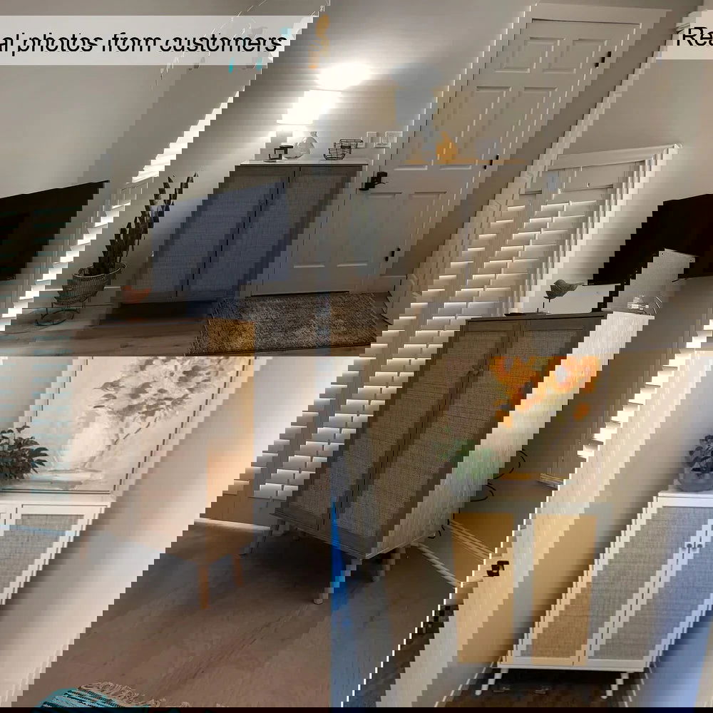 Furnishiaa Solid Oak Wood Cabinet For Living Room - Furnishiaa -  - 