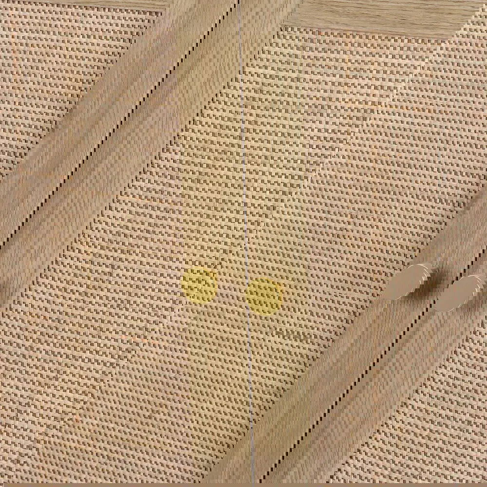 Furnishiaa Solid Oak Wood Cabinet For Living Room - Furnishiaa -  - 