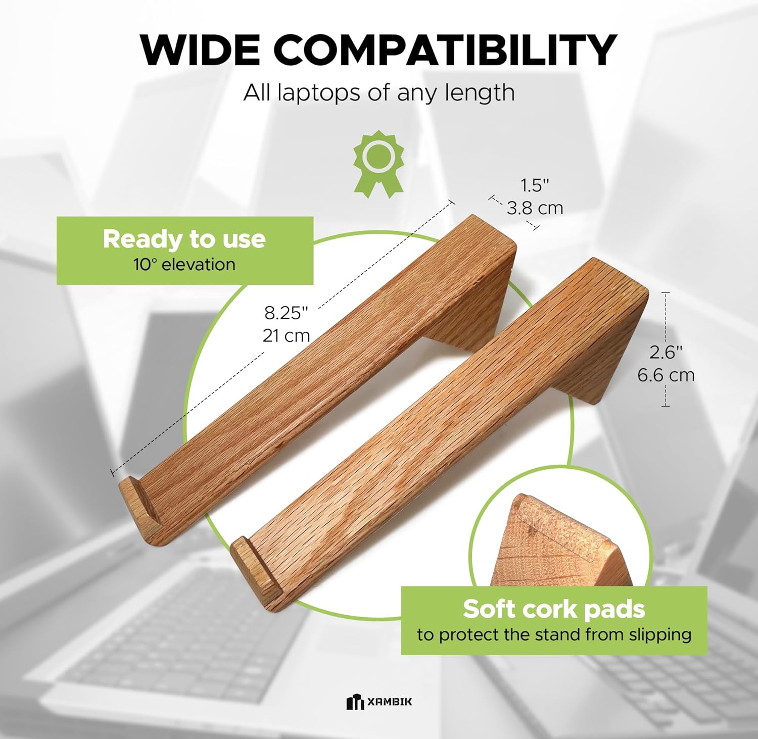 Furnishiaa Solid Rose Wood Laptop Riser Stand for Desk - Furnishiaa -  - 