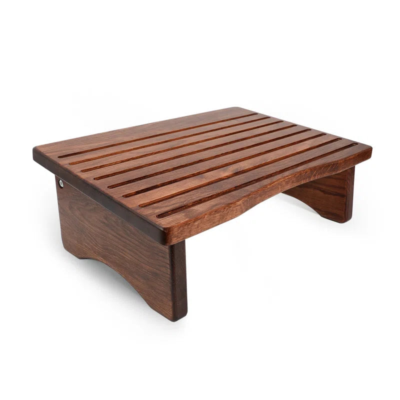 Furnishiaa Solid Sheesham Wood Foot Rest - Furnishiaa -  - 