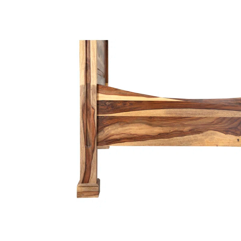 Furnishiaa Solid Sheesham Wood Maharaja Wooden Bed - Furnishiaa -  - 