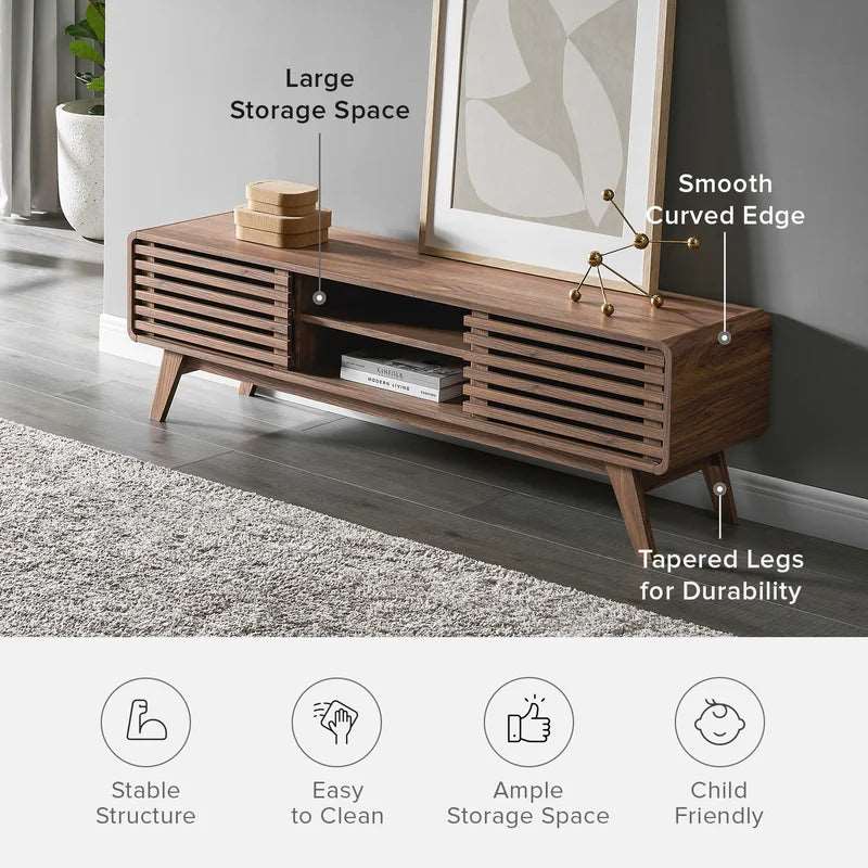 Furnishiaa Solid Sheesham Wood TV Unit for Home - Furnishiaa -  - 