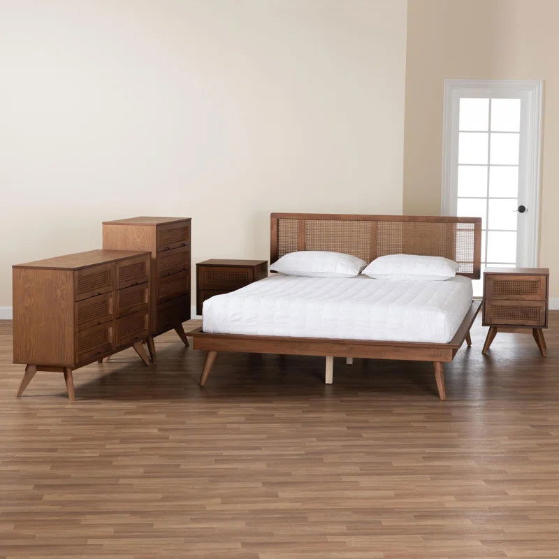 Furnishiaa Solid Wood 6 Piece Bedroom Set - Furnishiaa -  - 