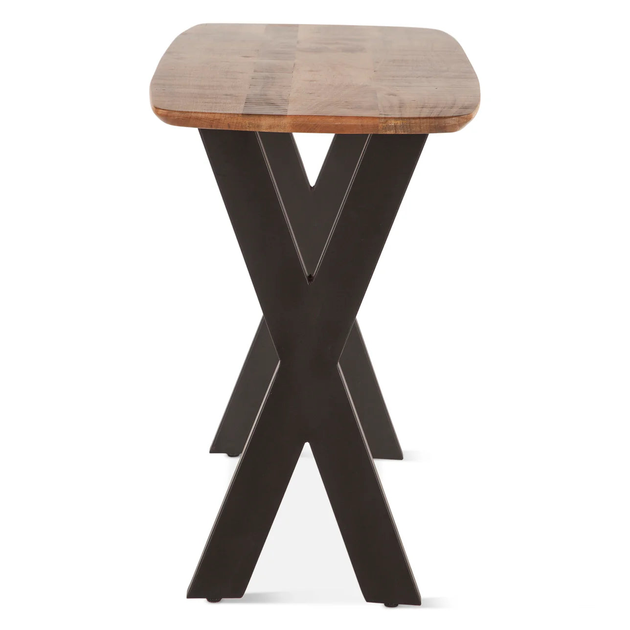 Furnishiaa Solid Wood And Iron Console Table - Furnishiaa -  - 