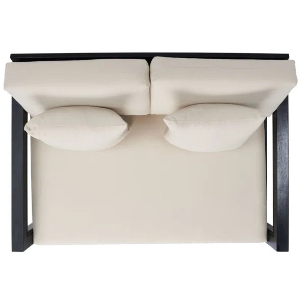 Furnishiaa Solid Wood Black Sofa Set With Coffee Table For Living Room - Furnishiaa -  - 