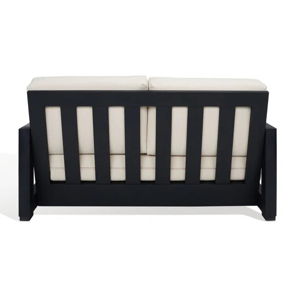 Furnishiaa Solid Wood Black Sofa Set With Coffee Table For Living Room - Furnishiaa -  - 