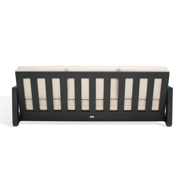 Furnishiaa Solid Wood Black Sofa Set With Coffee Table For Living Room - Furnishiaa -  - 