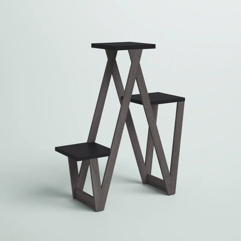 Furnishiaa Solid Wood Multi Tiered Plant Port Stand - Furnishiaa -  - 