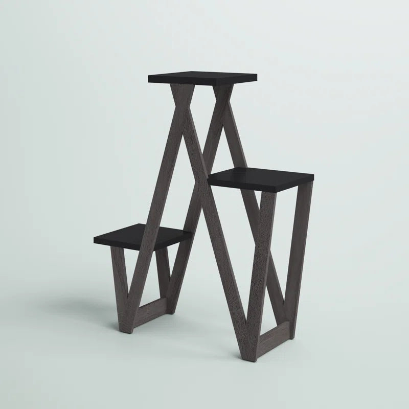 Furnishiaa Solid Wood Multi Tiered Plant Port Stand - Furnishiaa -  - 