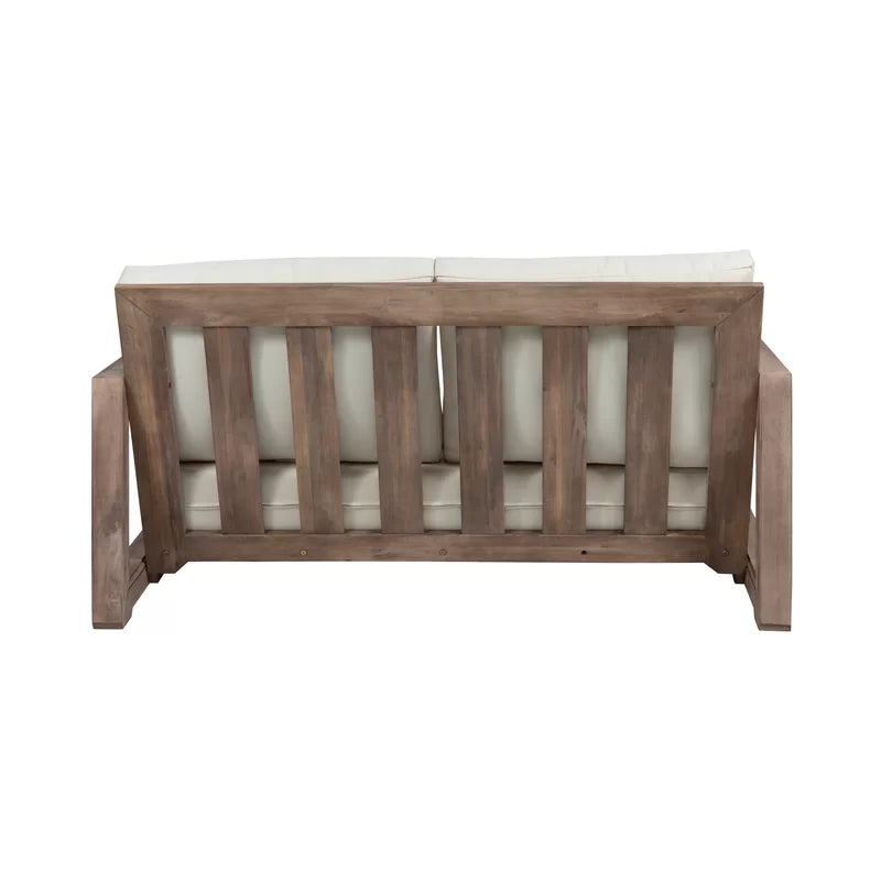 Furnishiaa Solid Wood Sofa Set for living room with coffee table - Furnishiaa -  - 