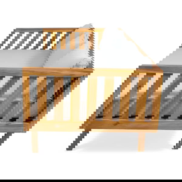 Furnishiaa Solid Wood Three Seater Natural Sofa For Living Room - Furnishiaa -  - 