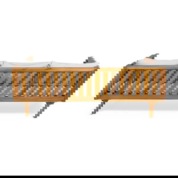 Furnishiaa Solid Wood Three Seater Natural Sofa For Living Room - Furnishiaa -  - 