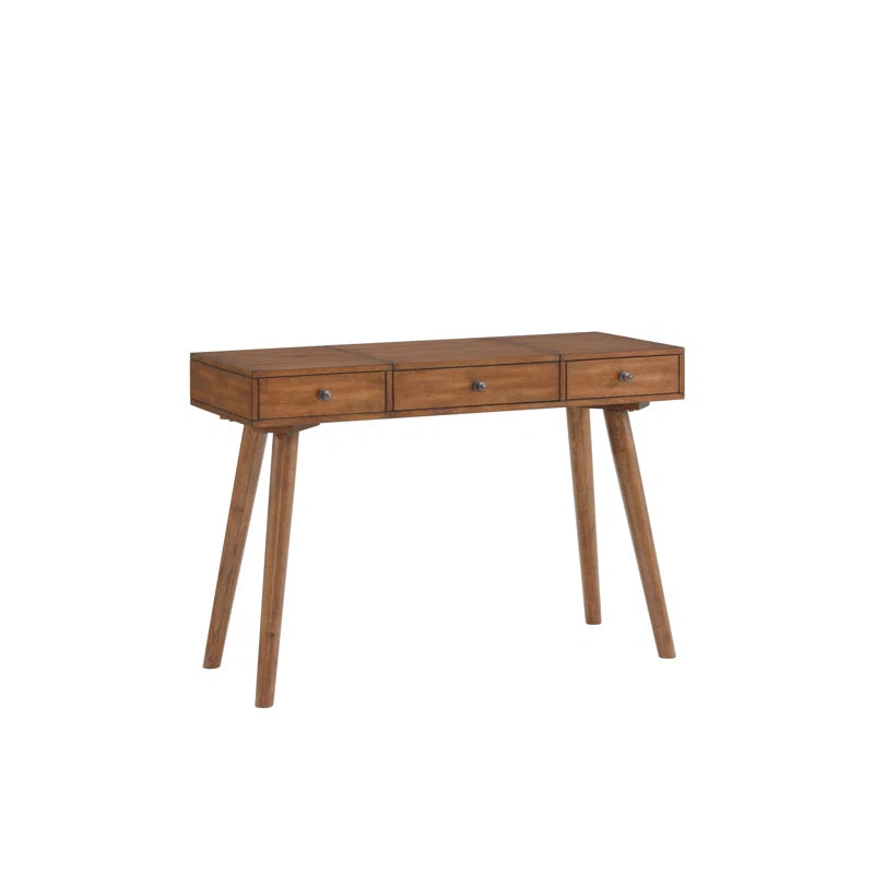 Furnishiaa Solid Wood Vanity Natural Finish - Furnishiaa -  - 