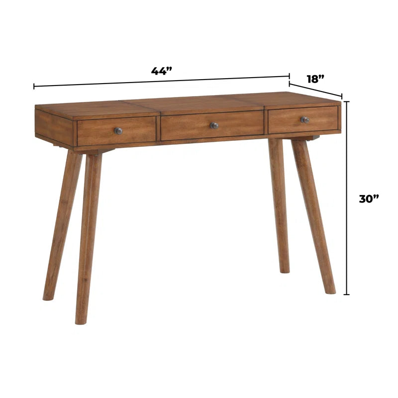 Furnishiaa Solid Wood Vanity Natural Finish - Furnishiaa -  - 