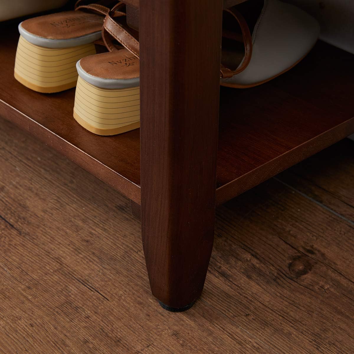 Furnishiaa Storage Bench Wooden Shoe Rack - Furnishiaa -  - 