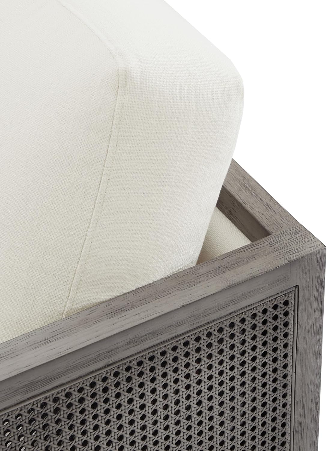 Furnishiaa Swivel Solid Wood Rattan Arm Accent Chair - Furnishiaa -  - 