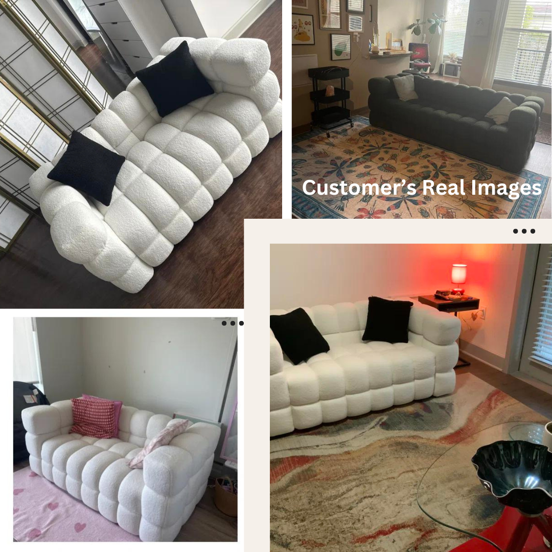 Furnishiaa Teddy Fabric 3+2 Sofa Set - Furnishiaa -  - 