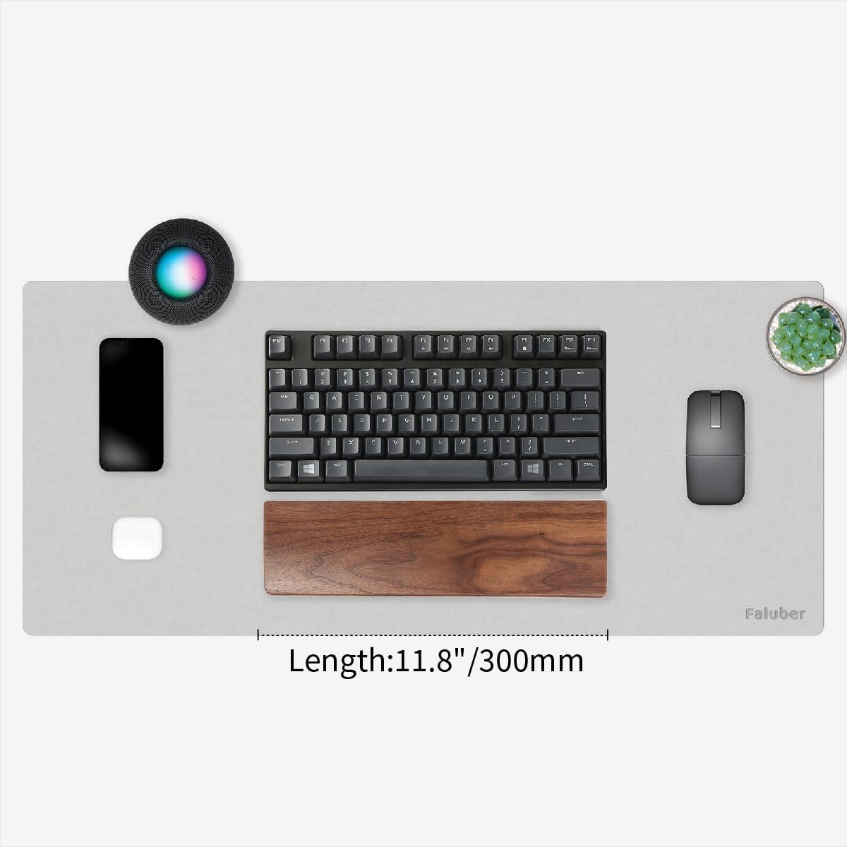 Furnishiaa Wooden Wrist Rest Mechanical Gaming Keyboard Ergonomic Palm Rest - Furnishiaa -  - 