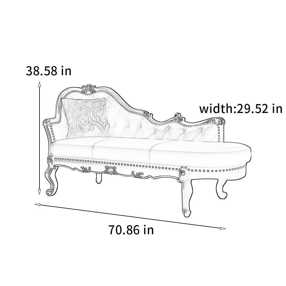 Furnishiaa Elegant Hand-Carved Solid Wood Chair