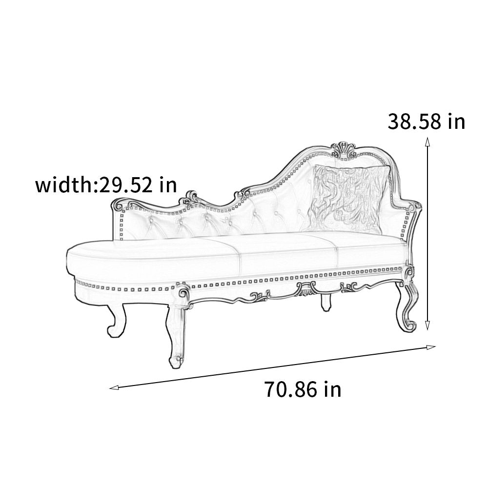 Furnishiaa Elegant Hand-Carved Solid Wood Chair