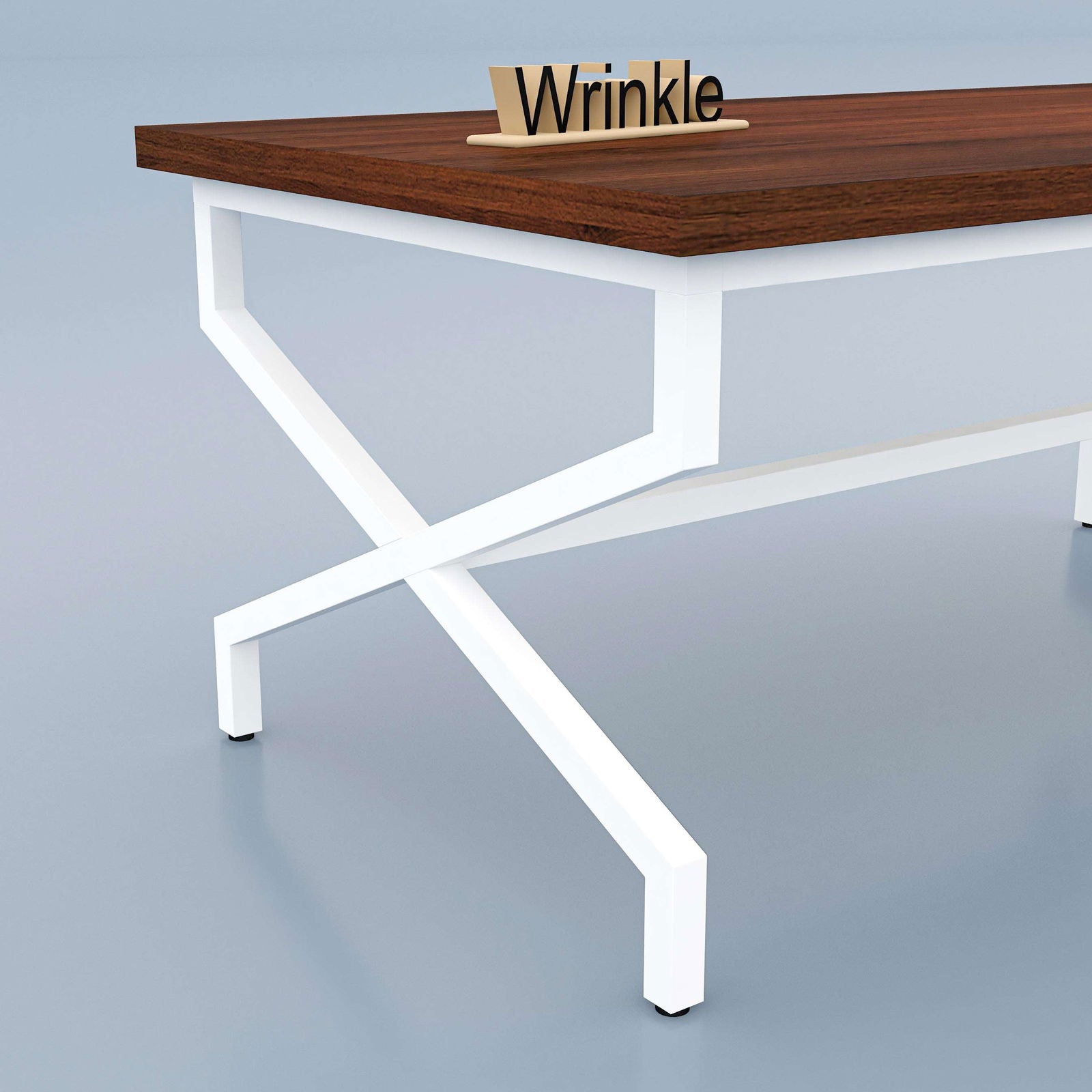 Heavy and Latest Iron Rectanlge Table With Solid Sheesham Wood - Furnishiaa -  - 
