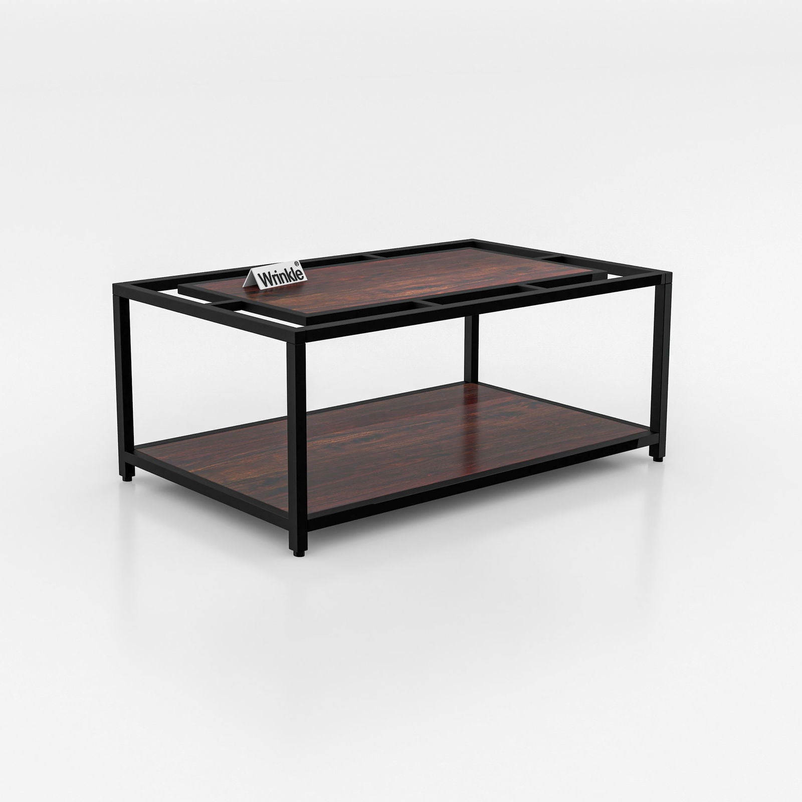 Imperial iron Coffee Table (walnut top in Sheesham Wood ) - Furnishiaa -  - 