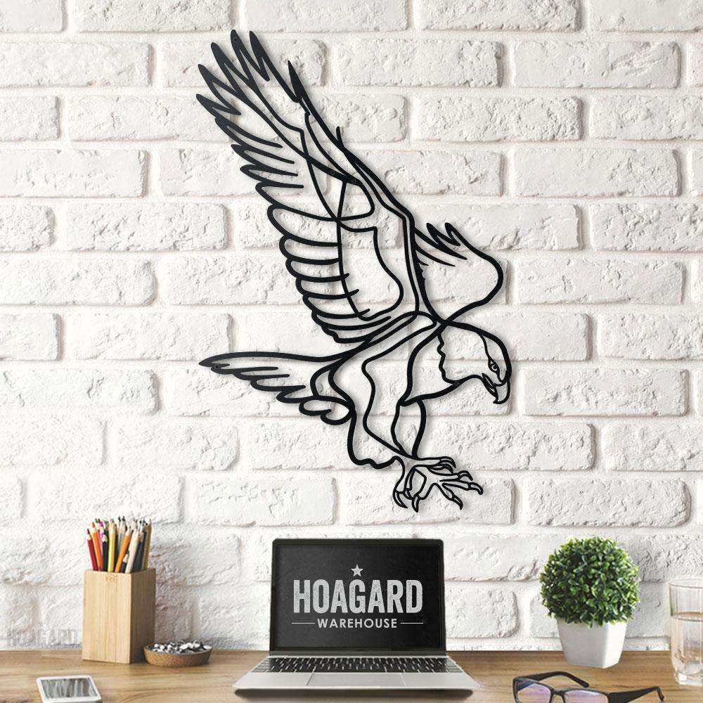 Iron Bird Wall Hanging & Mounted Sculpture Wall Art for Home Decor - Furnishiaa -  - 