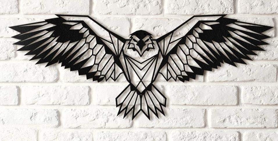 Iron Bird Wall Hanging & Mounted Sculpture Wall Art for Home Decor - Furnishiaa -  - 