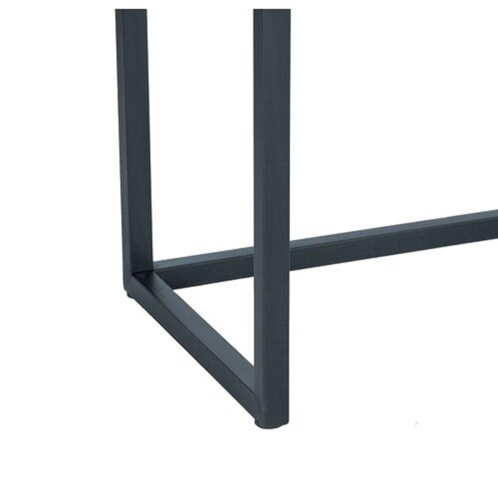 Iron Frame Solid Wood Nesting Tables for Home Set of 2 Stools - Furnishiaa -  - 