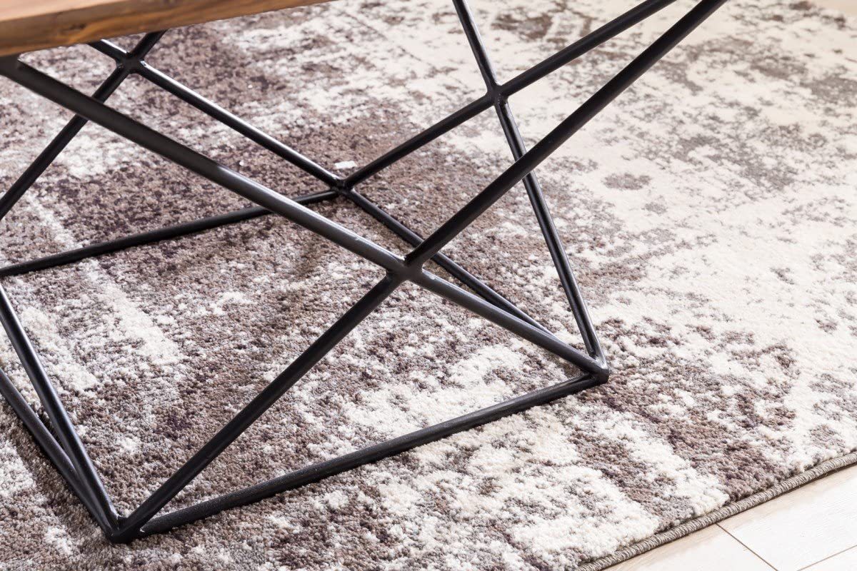 Iron & Solid Sheesham Wood Square Coffee Table for Home - Furnishiaa -  - 