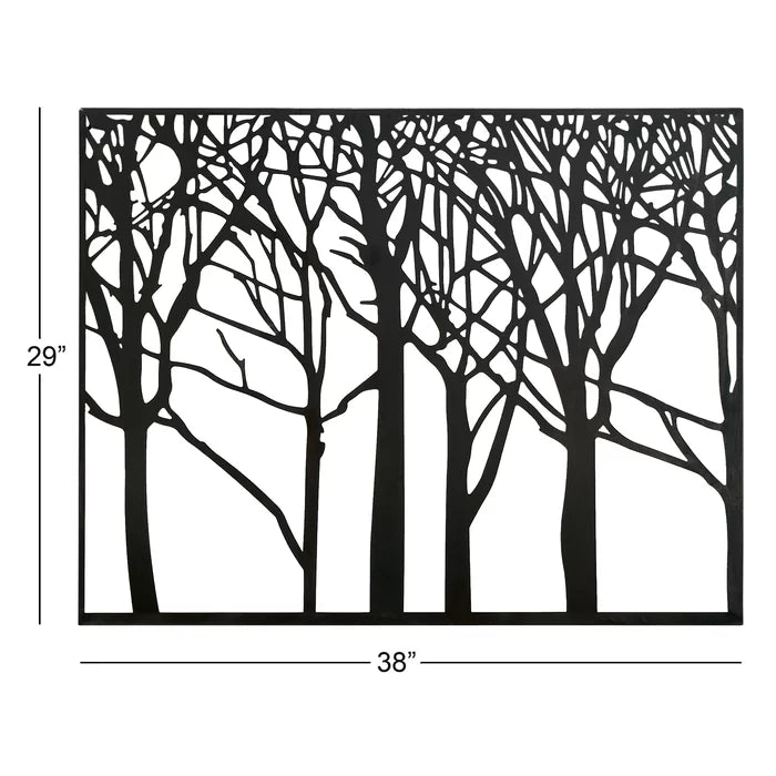 Iron Wall Hanging Bunch of Tree Wall Art for Home Décor - Furnishiaa -  - 