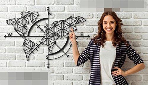 Iron Wall Hanging & Mounted Sculpture Compass Yantra Wall Art for Home Decor - Furnishiaa -  - 