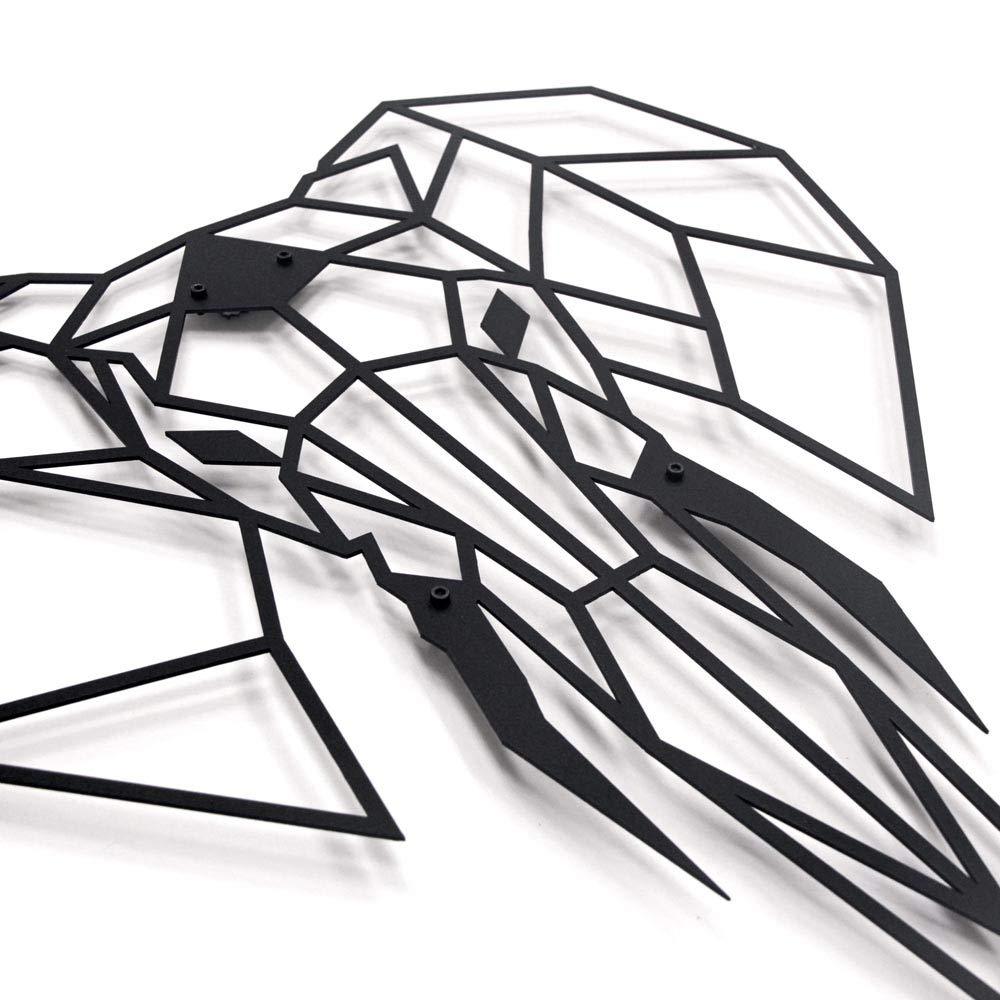 Iron Wall Hanging & Mounted Sculpture Elephant Head Wall Art for Home Decor - Furnishiaa -  - 