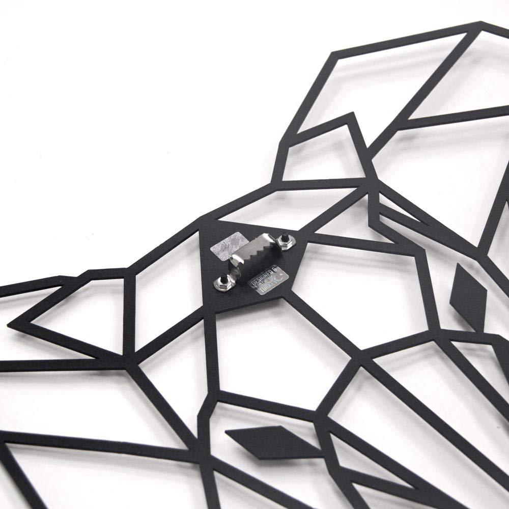 Iron Wall Hanging & Mounted Sculpture Elephant Head Wall Art for Home Decor - Furnishiaa -  - 