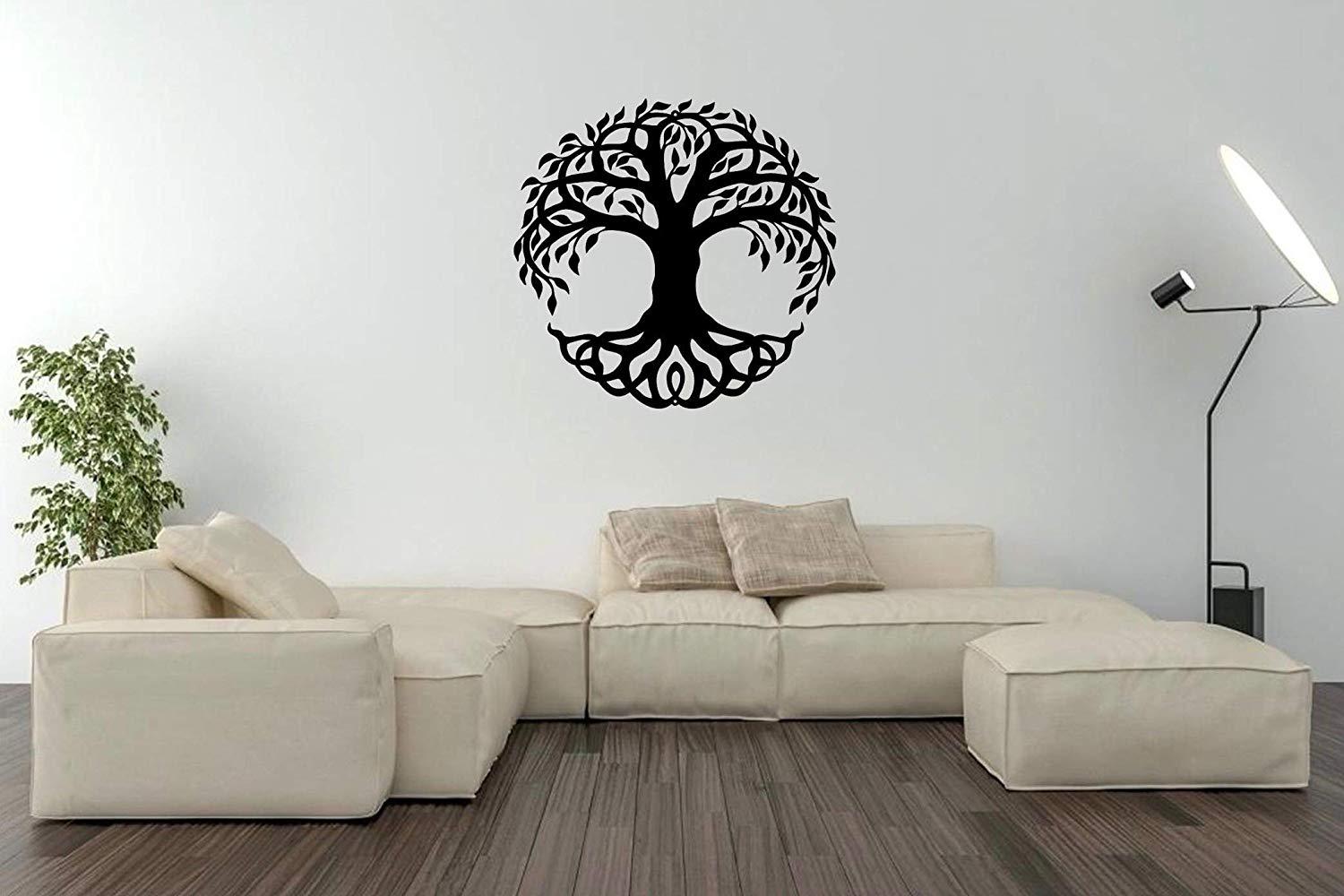 Iron Wall Hanging & Mounted Sculpture Tree Wall Art for Home Decor - Furnishiaa -  - 