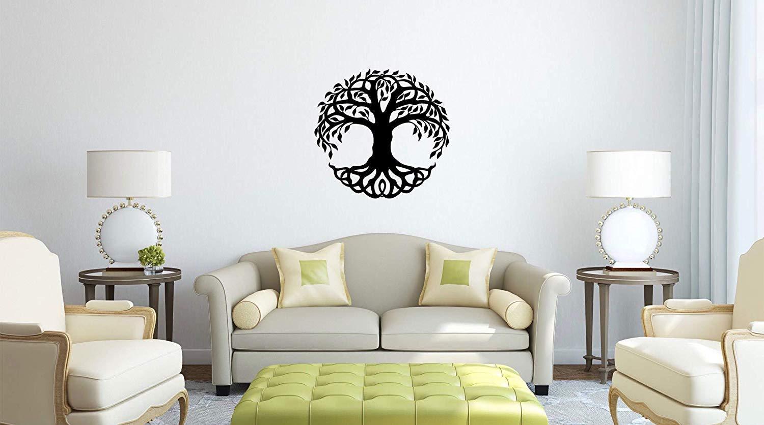 Iron Wall Hanging & Mounted Sculpture Tree Wall Art for Home Decor - Furnishiaa -  - 