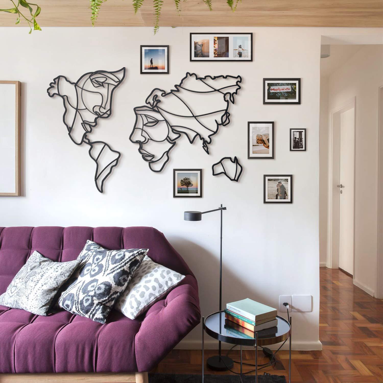 Iron Wall Hanging & Mounted Sculpture Wall Art for Home Decor - Furnishiaa -  - 