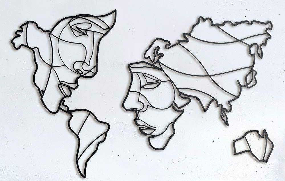 Iron Wall Hanging & Mounted Sculpture Wall Art for Home Decor - Furnishiaa -  - 