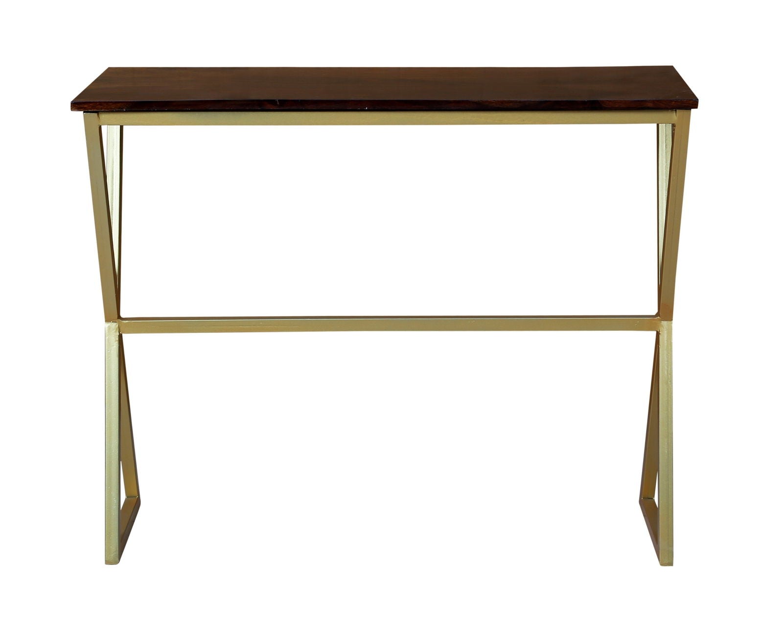 Iron & Wood Console Table For Living Room - Furnishiaa -  - 